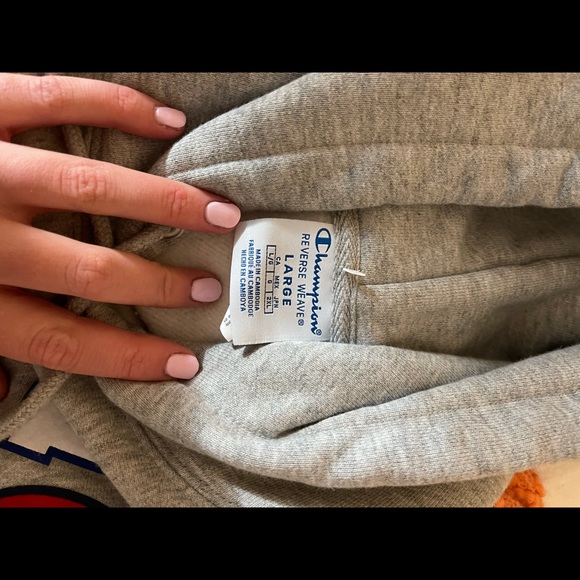 Cropped champion reverse weave hoodie - Picture 2 of 2